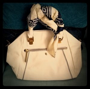 Elliott Lucca White Leather Bag